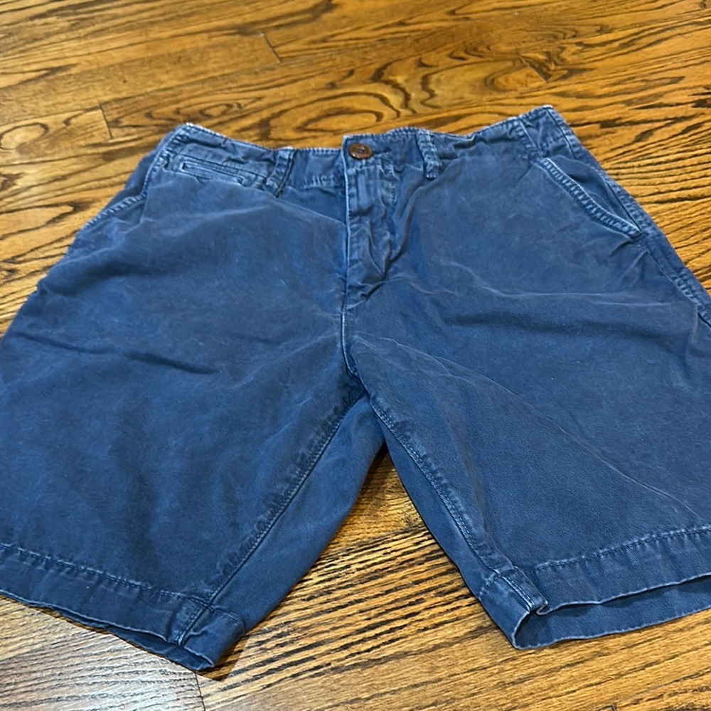 American Eagle Outfitters Navy Flat Front men’s Shorts 30